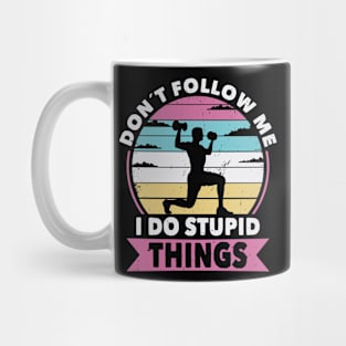 Don´t follow me fitness Mug